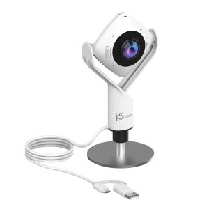 J5CREATE Jvcu360 - Webcam - 360 All Around - USB-c / USB 2.0 Type-a