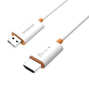 J5CREATE JVAW56-N ScreenCast FHD Wireless Display Adapter