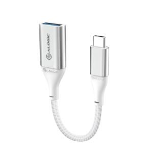 ALOGIC Super ULTRA USB 3.1 USB-C to USB-A Adapter - 15cm - Silver