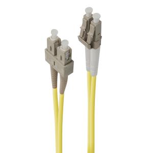 ALOGIC 1.5m Lc-sc Single Mode Duplex Lszh Fibre Cable 09/125