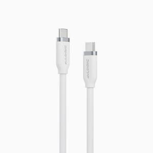 ALOGIC Elements Silicone 5A/240W USB2 USB-C To C Male Cable White - 1m