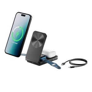 ALOGIC YOGA 3-in-1 Wireless Charging Stand - Black