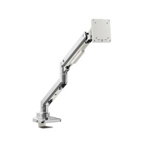 ALOGIC Monitor Mount - Desk - 1 Monitor - Tilt/Swivel/Rotate - 17 to 49in - Chrome + White